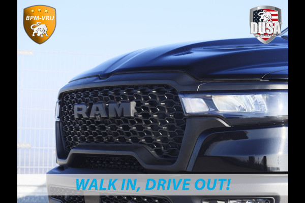 Dodge Ram | 1500 | Rebel | Premium | 4x4 | Crew Cab | 3.0L Twin-turbo I6 | BPM-VRIJ | 10,2 inch Passenger Screen | Harman Kardon | Getoonde accessoires zijn verkrijgbaar tegen meerprijs