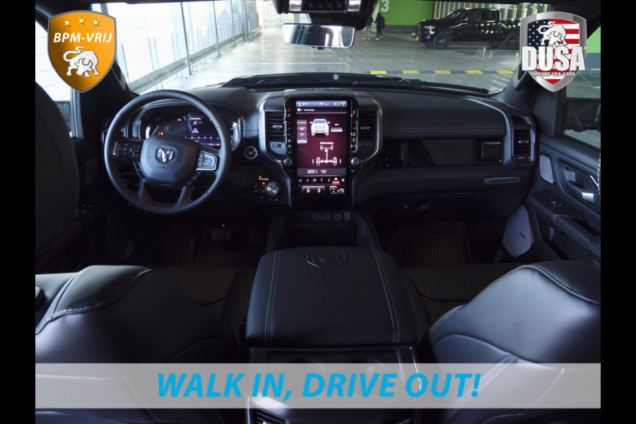 Dodge Ram | 1500 | Rebel | Premium | 4x4 | Crew Cab | 3.0L Twin-turbo I6 | BPM-VRIJ | 10,2 inch Passenger Screen | Harman Kardon | Getoonde accessoires zijn verkrijgbaar tegen meerprijs