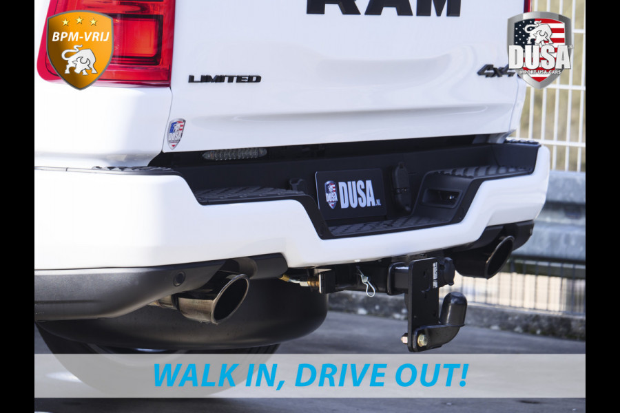 Dodge Ram | 1500 | Limited | Night | 3.0L Twin-Turbo I6 | High Output | BPM-VRIJ | Massage stoelen | Harman Kardon | Passenger Display | RAMBOX Getoonde accessoires zijn verkrijgbaar tegen meerprijs