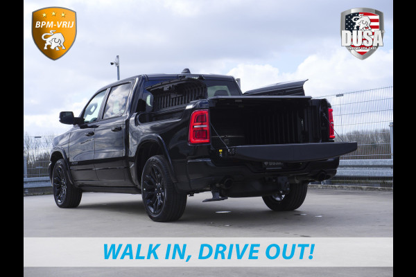 Dodge Ram | 1500 | Limited | Night | 3.0L Twin-Turbo I6 | High Output | BPM-VRIJ | Passenger Display | 14,4 Touch Screen | Harman Kardon | RAMBOX Getoonde accessoires zijn verkrijgbaar tegen meerprijs
