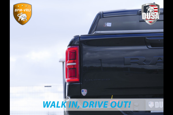 Dodge Ram | 1500 | Limited | Night | 3.0L Twin-Turbo I6 | High Output | BPM-VRIJ | Passenger Display | 14,4 Touch Screen | Harman Kardon | RAMBOX Getoonde accessoires zijn verkrijgbaar tegen meerprijs