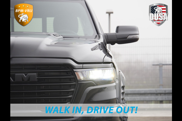 Dodge Ram 1500 | Laramie | Night | 3.0L I6 Hurricane | BPM-VRIJ | 4X4 | | BPM-VRIJ | 14,4-inch Touchscreen | Passenger Display | Getoonde accessoires zijn verkrijgbaar tegen meerprijs