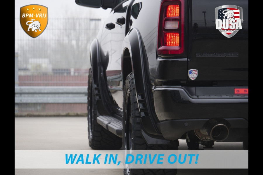 Dodge Ram 1500 | Laramie | Night | 3.0L I6 Hurricane | BPM-VRIJ | 4X4 | | BPM-VRIJ | 14,4-inch Touchscreen | Passenger Display | Getoonde accessoires zijn verkrijgbaar tegen meerprijs