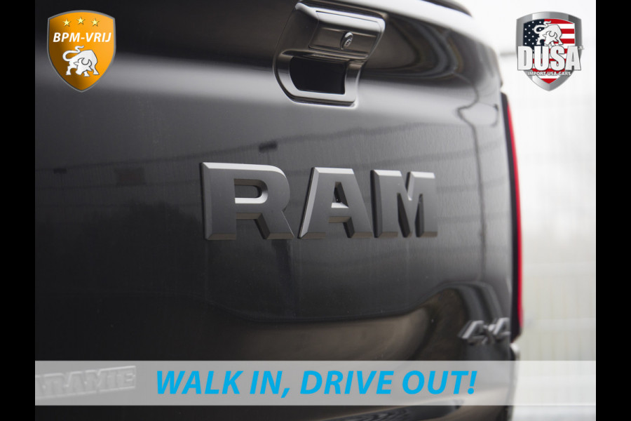 Dodge Ram 1500 | Laramie | Night | 3.0L I6 Hurricane | BPM-VRIJ | 4X4 | | BPM-VRIJ | 14,4-inch Touchscreen | Passenger Display | Getoonde accessoires zijn verkrijgbaar tegen meerprijs