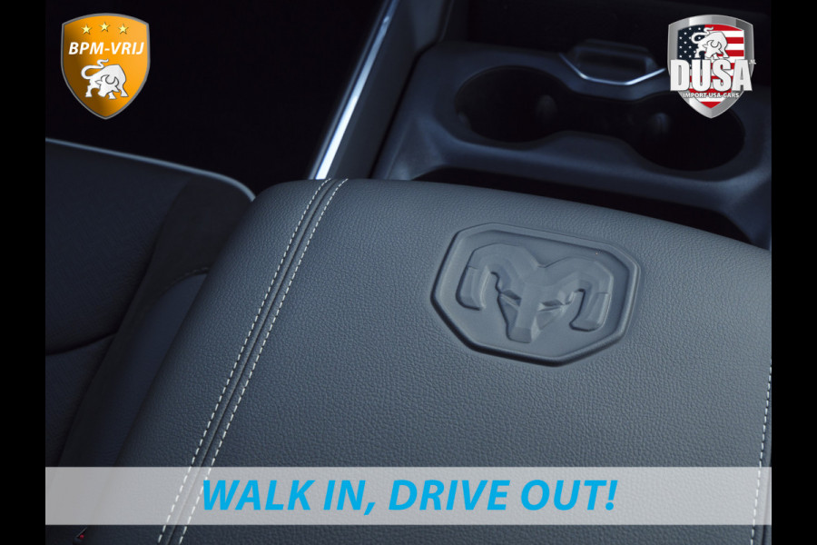 Dodge Ram 1500 | Laramie | Night | 3.0L I6 Hurricane | BPM-VRIJ | 4X4 | | BPM-VRIJ | 14,4-inch Touchscreen | Passenger Display | Getoonde accessoires zijn verkrijgbaar tegen meerprijs