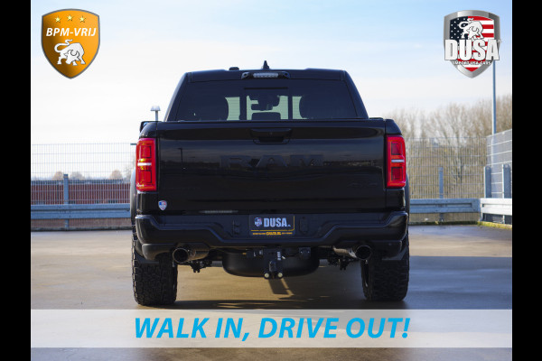 Dodge Ram | 1500 | Limited | Night | 3.0L Twin-Turbo I6 | High Output | BPM-VRIJ | Passenger Display | 14,4 Touch Screen | Harman Kardon | RAMBOX Getoonde accessoires zijn verkrijgbaar tegen meerprijs