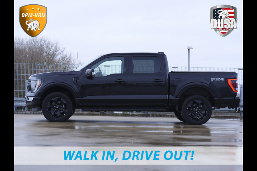 Ford USA F-150 5.0 V8 | Super Crew | Lariat FX4 | Black Edition | BPM-VRIJ 360 Camera | Pano | Black Edition | Getoonde accessoires zijn verkrijgbaar tegen meerprijs