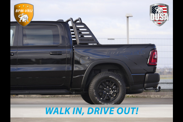 Dodge Ram | 1500 | Rebel | Premium | 4x4 | Crew Cab | 3.0L Twin-turbo I6 | BPM-VRIJ | 14,4 inch Touchscreen | Panorama | Harman Kardon | Getoonde accessoires zijn verkrijgbaar tegen meerprijs