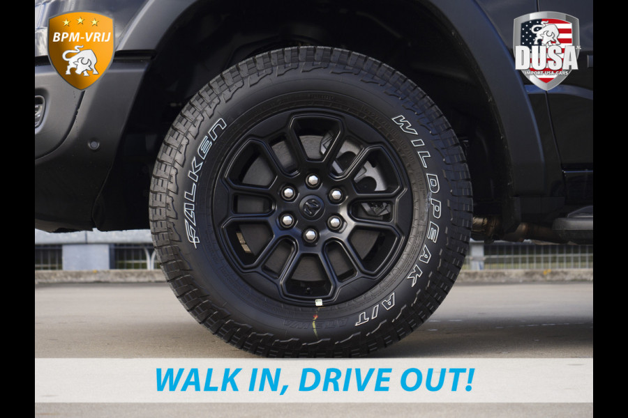 Dodge Ram | 1500 | Rebel | Premium | 4x4 | Crew Cab | 3.0L Twin-turbo I6 | BPM-VRIJ | 14,4 inch Touchscreen | Panorama | Harman Kardon | Getoonde accessoires zijn verkrijgbaar tegen meerprijs