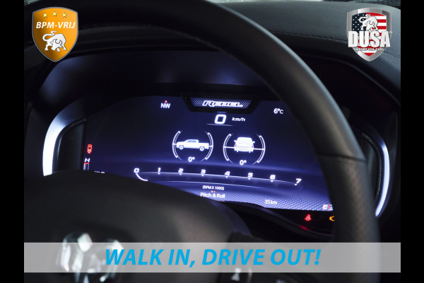 Dodge Ram | 1500 | Rebel | Premium | 4x4 | Crew Cab | 3.0L Twin-turbo I6 | BPM-VRIJ | 14,4 inch Touchscreen | Panorama | Harman Kardon | Getoonde accessoires zijn verkrijgbaar tegen meerprijs