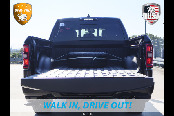 Dodge Ram 1500 | Laramie | Premium Night | 3.0L I6 Hurricane | Crew Cab | 4X4 | BPM VRIJ | Niveau regeling | 14,4-inch Touchscreen | LPG | Getoonde accessoires zijn verkrijgbaar tegen meerprijs