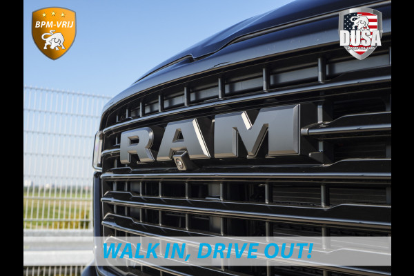 Dodge Ram 1500 | Laramie | Premium Night | 3.0L I6 Hurricane | Crew Cab | 4X4 | BPM VRIJ | Niveau regeling | 14,4-inch Touchscreen | LPG | Getoonde accessoires zijn verkrijgbaar tegen meerprijs