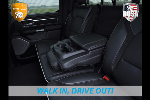 Dodge Ram 1500 | Laramie | Premium Night | 3.0L I6 Hurricane | Crew Cab | 4X4 | BPM VRIJ | Niveau regeling | 14,4-inch Touchscreen | LPG | Getoonde accessoires zijn verkrijgbaar tegen meerprijs