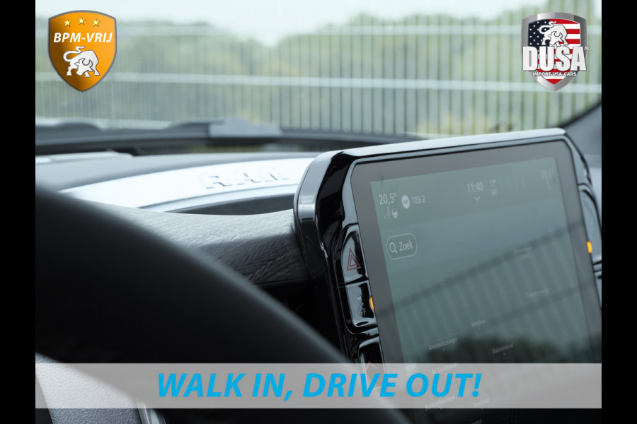 Dodge Ram 1500 | Laramie | Premium Night | 3.0L I6 Hurricane | Crew Cab | 4X4 | BPM VRIJ | Niveau regeling | 14,4-inch Touchscreen | LPG | Getoonde accessoires zijn verkrijgbaar tegen meerprijs