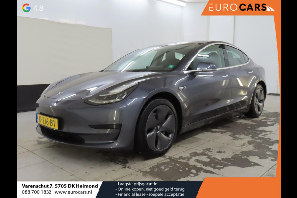 Tesla Model 3 Standard RWD Plus 60 kWh SOH 93% Airco ECC Navi PDC VA + Camera Adaptive Cruise Leder Panoramadak