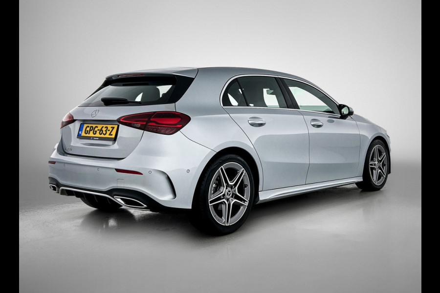 Mercedes-Benz A-Klasse 180 AMG Star Edition AMG Line | Ledkoplampen | Apple CarPlay | Licht- en zicht pakket | Keyless-Go | Spiegel Pakket | Stoelverwarming. Inclusief 24 maanden MB Certified garantie voor Europa.