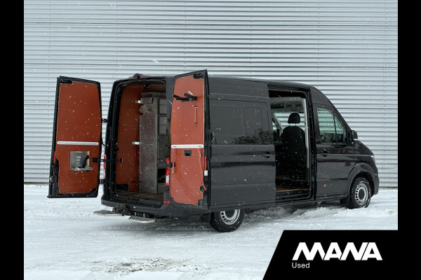 Volkswagen Crafter 35 2.0 TDI L3H3 Automaat Trekhaak 2x Treeplank Camera Cruise Standkachel Elektrische schuifdeur