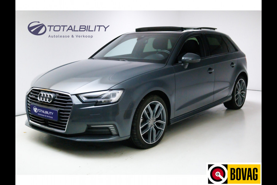 Audi A3 Sportback 40 e-tron 204 PK 2x S-Line | Panoramadak | Adaptive Cruise | Led |Stoelverwarming PDC V+A, Privacy glas, 18 inch