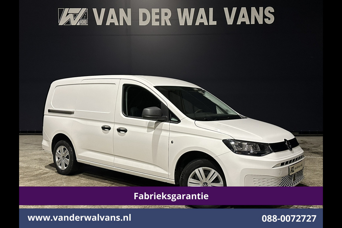 Volkswagen Caddy Cargo Maxi 2.0 TDI 102pk L2H1 Fabrieksgarantie Euro6 Airco | Camera | Apple Carplay | Bumper in de kleur Android Auto, Zijdeur