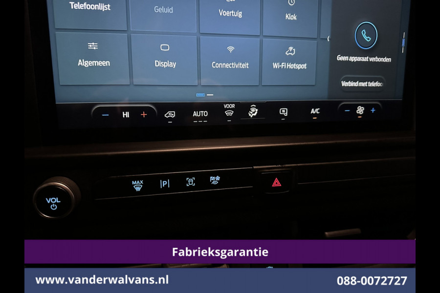 Ford Transit Custom 2.0 TDCI 136pk L2H1 Fabrieksgarantie Euro6 Airco | Camera | Apple Carplay | LED | Cruisecontrol Android Autto, Verwarmde voorruit, Parkeersensoren, Bijrijdersbank