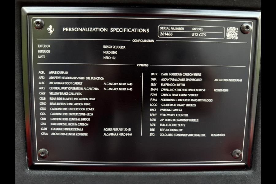 Ferrari 812 GTS 6.5 V12 HELE | Novitec | Carbon | FULL PPF