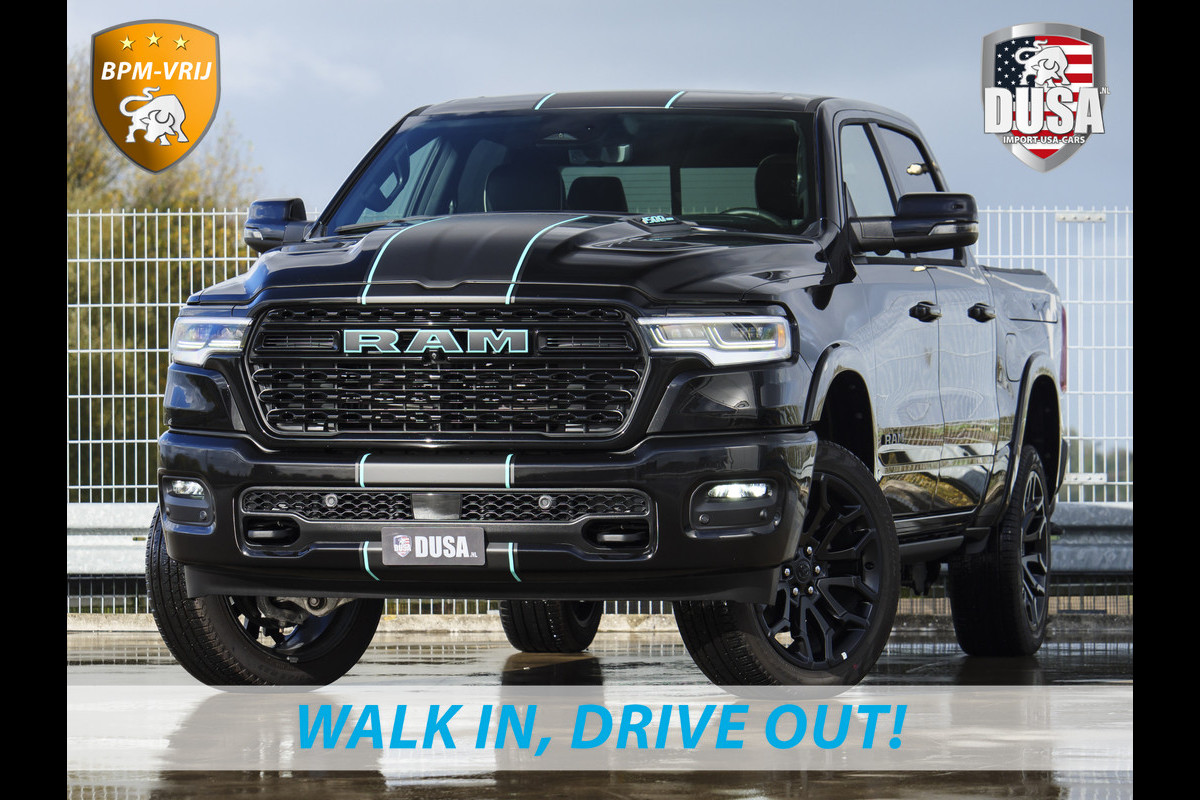 Dodge Ram | 1500 | Limited | 3.0L Twin-Turbo I6 | High Output | BPM-VRIJ | Passenger Display | 14,4 Touch Screen  | RAMBOX Getoonde accessoires zijn verkrijgbaar tegen meerprijs