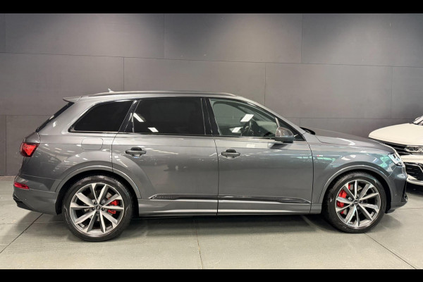 Audi Q7 55 TFSI e quattro 3X S-LINE RS-STOELEN BLACK-LINE PANO/LEDER/H-UP/B&O/360CAM/SFEERVERL/STOELVENTILATIE+M///