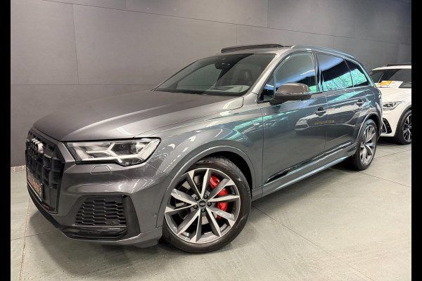 Audi Q7 55 TFSI e quattro 3X S-LINE RS-STOELEN BLACK-LINE PANO/LEDER/H-UP/B&O/360CAM/SFEERVERL/STOELVENTILATIE+M///