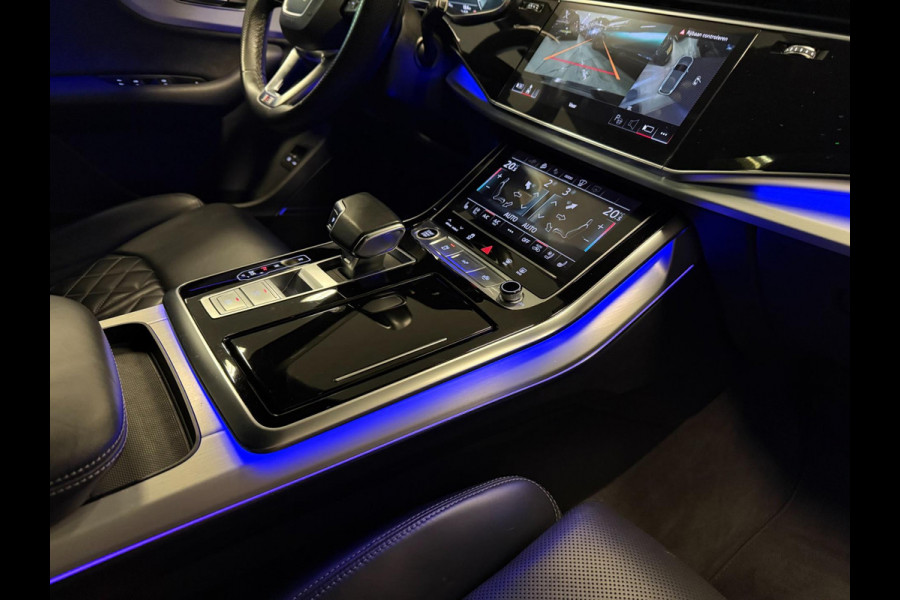 Audi Q7 55 TFSI e quattro 3X S-LINE RS-STOELEN BLACK-LINE PANO/LEDER/H-UP/B&O/360CAM/SFEERVERL/STOELVENTILATIE+M///