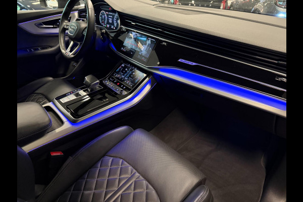 Audi Q7 55 TFSI e quattro 3X S-LINE RS-STOELEN BLACK-LINE PANO/LEDER/H-UP/B&O/360CAM/SFEERVERL/STOELVENTILATIE+M///