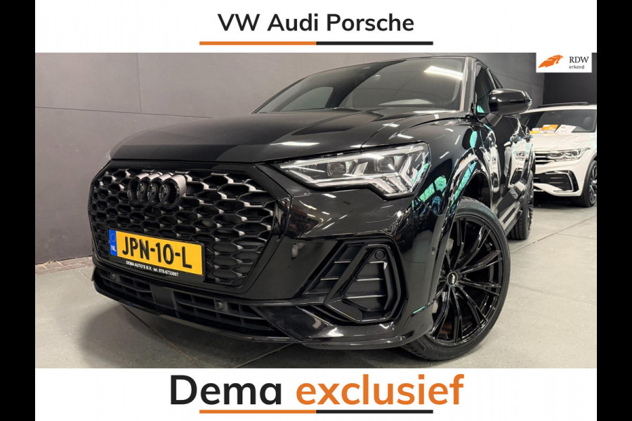 Audi Q3 Sportback 45 TFSI e 2 X S-LINE BLACK-LINE 20'' NAVI/M-STOELEN/DAB/CAM/A-CRUISE/ECC/PDC///