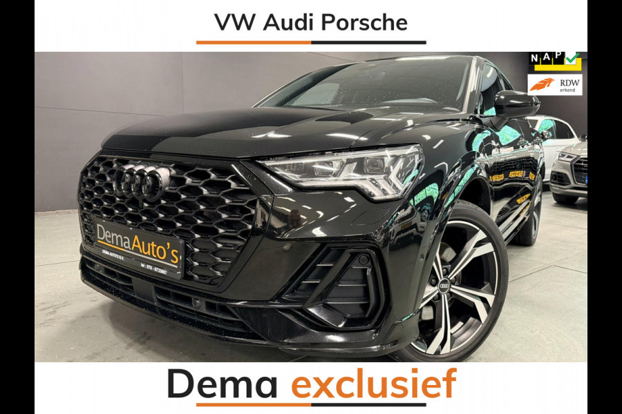 Audi Q3 Sportback 45 TFSI e 3X S-LINE BLACK-LINE 20'' SFEERVERL/V-COCKPIT/NAVI/LEDER/DAB/LED/CAM///