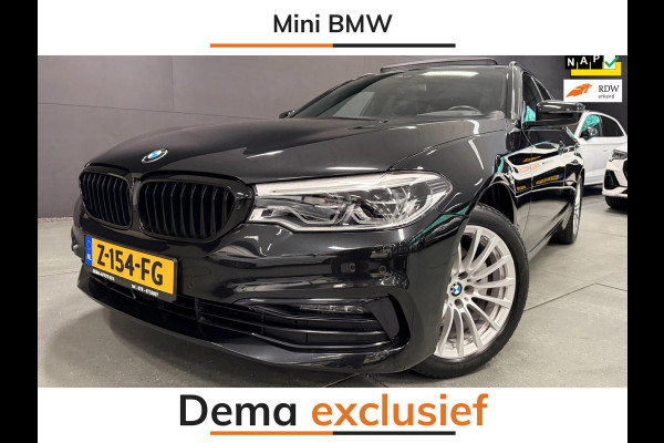 BMW 5 Serie Touring 520i High Executive PANO/LEDER/H-UP/DAB/CARPLAY/SFEERVERL///