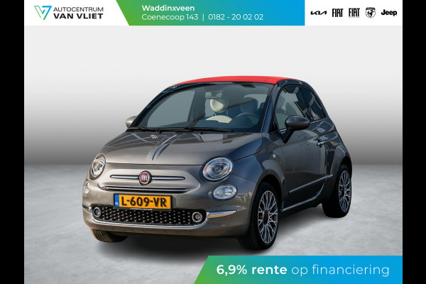 Fiat 500C 1.2 Star l Rosso Cabriodak l Automaat