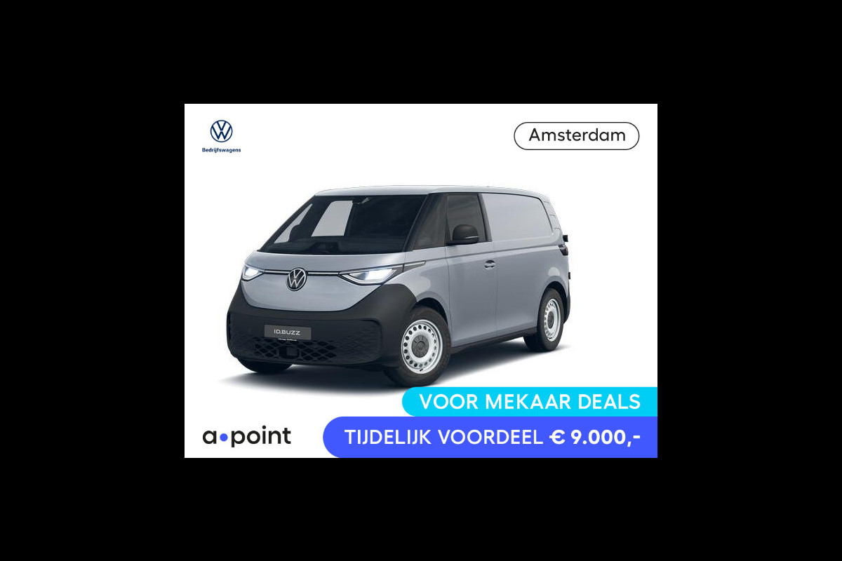 Volkswagen ID. Buzz Cargo Economy Business 79 kWh Camera | Trekhaak | Achterdeuren | Wandbekleding | App Connect Draadloos
