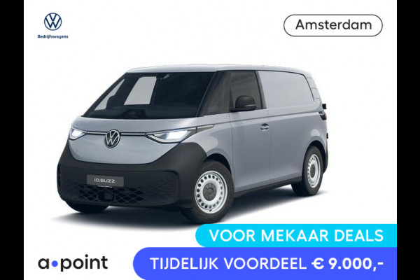 Volkswagen ID. Buzz Cargo Economy Business 79 kWh Camera | Trekhaak | Achterdeuren | Wandbekleding | App Connect Draadloos