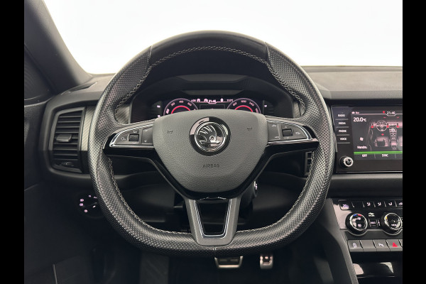 Škoda Kodiaq 1.5 TSI Sportline Business (INCL-BTW) Aut. *PANO | LEATHER-MICROFIBRE | FULL-LED | MEMORY-PACK | DIGI-COCKPIT | NAVI-FULLMAP | CAMERA | DAB+ | AMBIENT-LIGHT | KEYLESS | DAB+ | CARPLAY | PRIVACY-GLASS | 20"ALU*