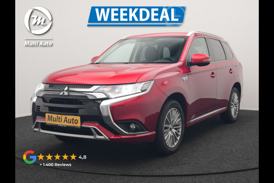 Mitsubishi Outlander 2.4 Intense Plug In Hybrid 225pk Dealer O.H. PHEV | Cruise Control | Camera | Alcantara Sporstoelen Verwarmd | Keyless | Apple Carplay | Navigatie | DAB |