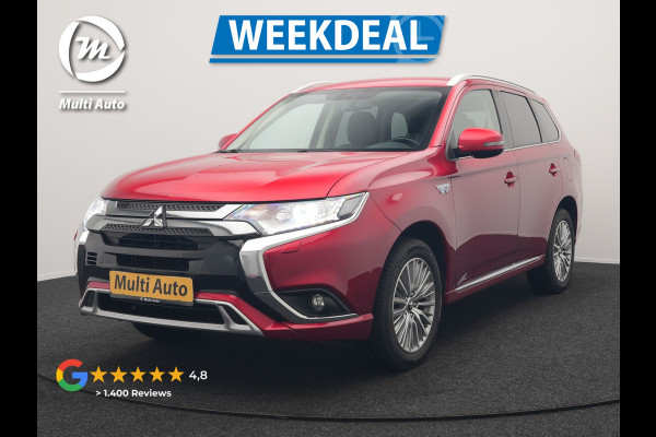 Mitsubishi Outlander 2.4 Intense Plug In Hybrid 225pk Dealer O.H. PHEV | Cruise Control | Camera | Alcantara Sporstoelen Verwarmd | Keyless | Apple Carplay | Navigatie | DAB |