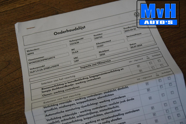 Volkswagen Golf 1.0 eTSI Life|ACC|NAVI|PDC|ORG.NL|LED|VIRTUAL