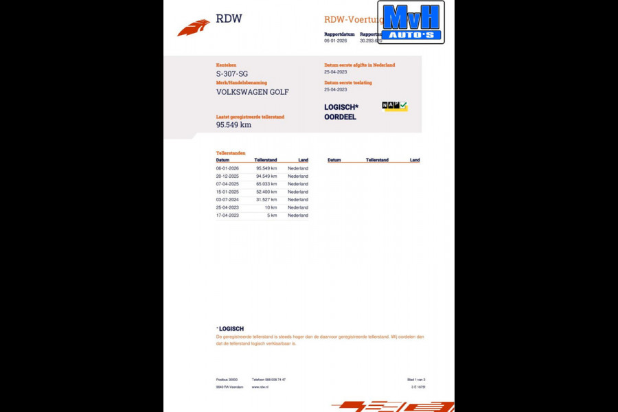 Volkswagen Golf 1.0 eTSI Life|ACC|NAVI|PDC|ORG.NL|LED|VIRTUAL