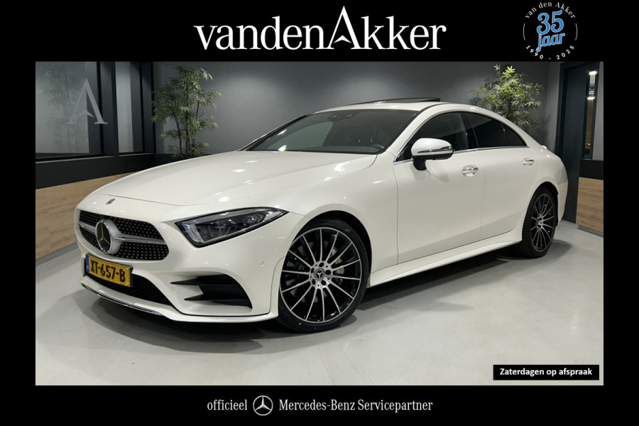 Mercedes-Benz CLS-Klasse 450 4Matic AMG // Burmester // 360 Camera // Sunroof // Trekhaak // 20 inch // Designo White // Distronic