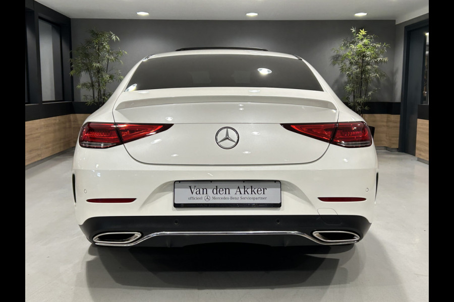 Mercedes-Benz CLS-Klasse 450 4Matic AMG // Burmester // 360 Camera // Sunroof // Trekhaak // 20 inch // Designo White // Distronic