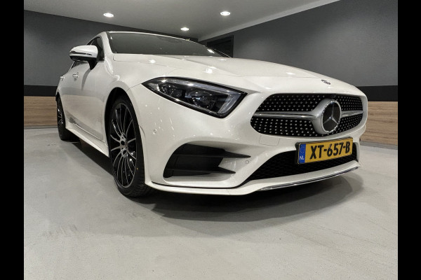 Mercedes-Benz CLS-Klasse 450 4Matic AMG // Burmester // 360 Camera // Sunroof // Trekhaak // 20 inch // Designo White // Distronic