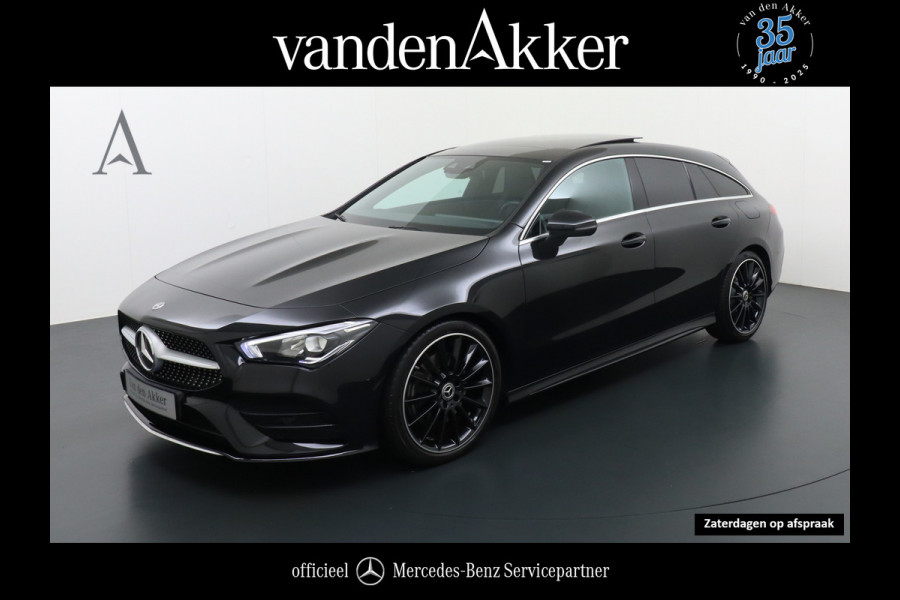 Mercedes-Benz CLA-Klasse Shooting Brake 200 AMG // Panoramadak // Sfeerverlichting // Privacy Glas // 19" Velgen // Carplay // Augmented Reality