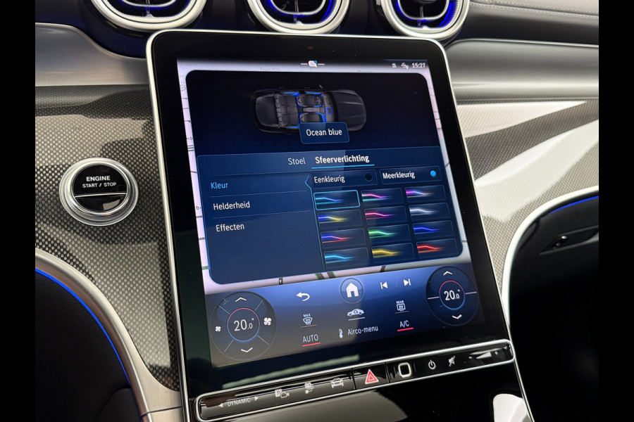 Mercedes-Benz GLC 400e 4Matic AMG 381PK // Airmatic // Trekhaak // Panoramadak // Achteras besturing // Memory // Treeplanken // 20 inch // Camera