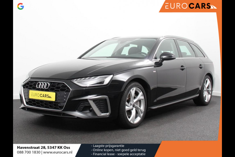 Audi A4 Avant 40 TFSI 205pk Automaat S Line Plus | Adaptive Cruise Control | Climate Control | LED | Navigatie | Parkeersensoren | Vitrual cockpit | Lichtmetalen velgen | Elektrische kofferbak | Line assist