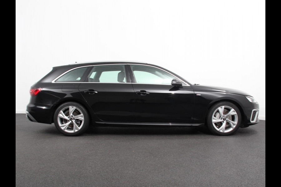 Audi A4 Avant 40 TFSI 205pk Automaat S Line Plus | Adaptive Cruise Control | Climate Control | LED | Navigatie | Parkeersensoren | Vitrual cockpit | Lichtmetalen velgen | Elektrische kofferbak | Line assist