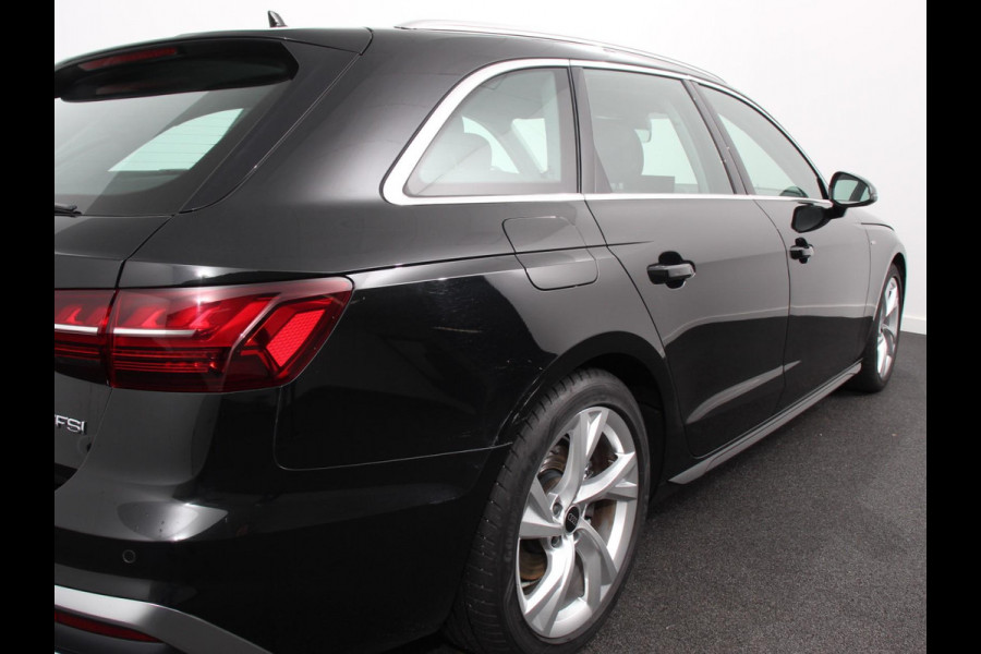 Audi A4 Avant 40 TFSI 205pk Automaat S Line Plus | Adaptive Cruise Control | Climate Control | LED | Navigatie | Parkeersensoren | Vitrual cockpit | Lichtmetalen velgen | Elektrische kofferbak | Line assist