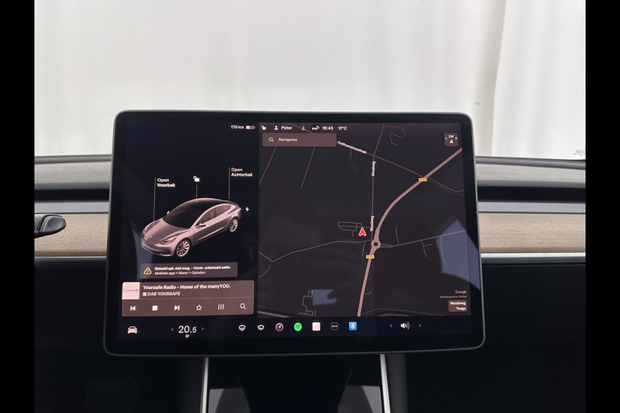 Tesla Model 3 Standard RWD Plus 60 kWh [ 3-Fase ] (INCL-BTW) Aut. *PANO | AUTO-PILOT | LEATHER | KEYLESS | FULL-LED | MEMORY-PACK | TOP-VIEW | DAB | CARPLAY | DIGI-COCKPIT | LANE-ASSIST | COMFORT-SEATS | 19"ALU*